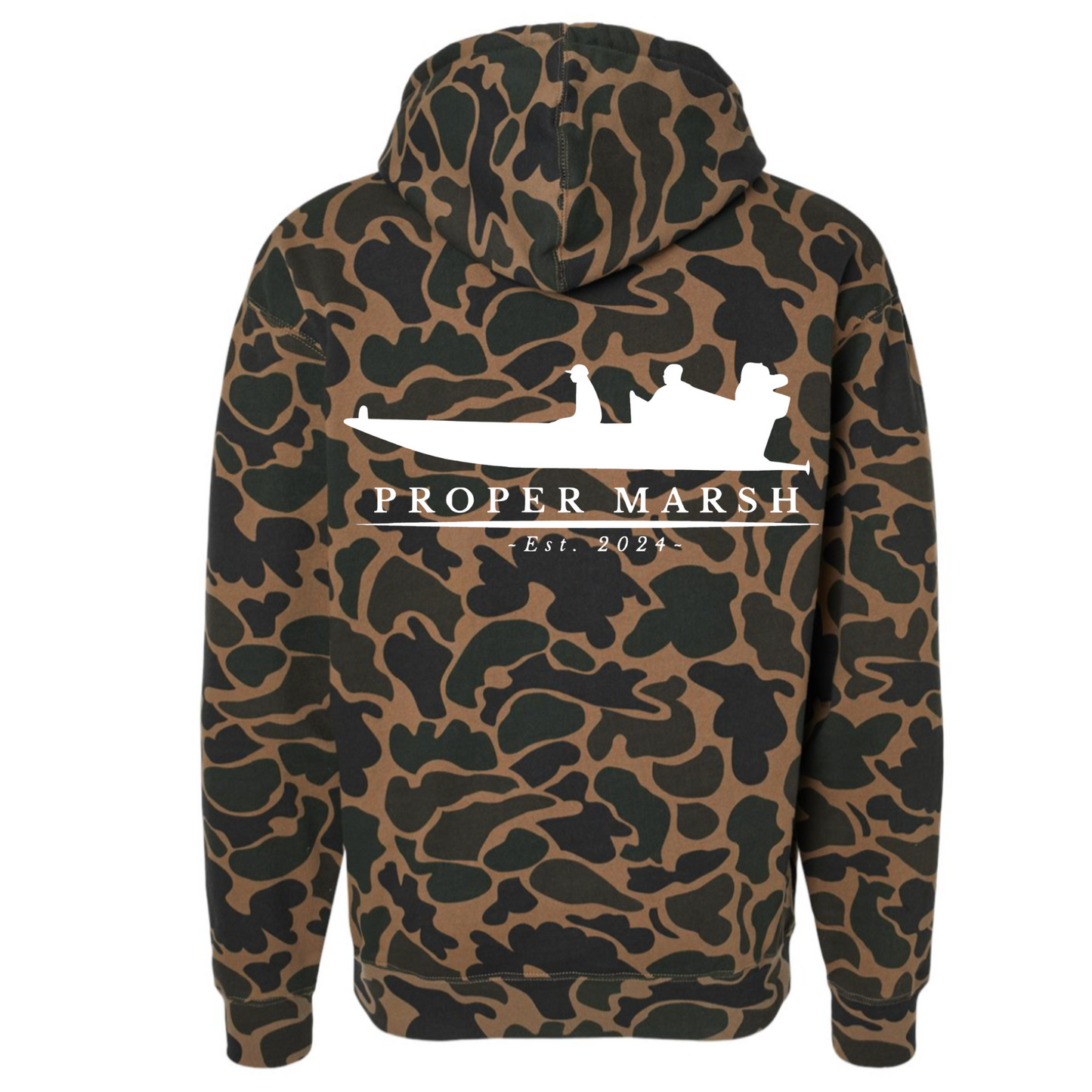 Duck Camo Boat Hoodie