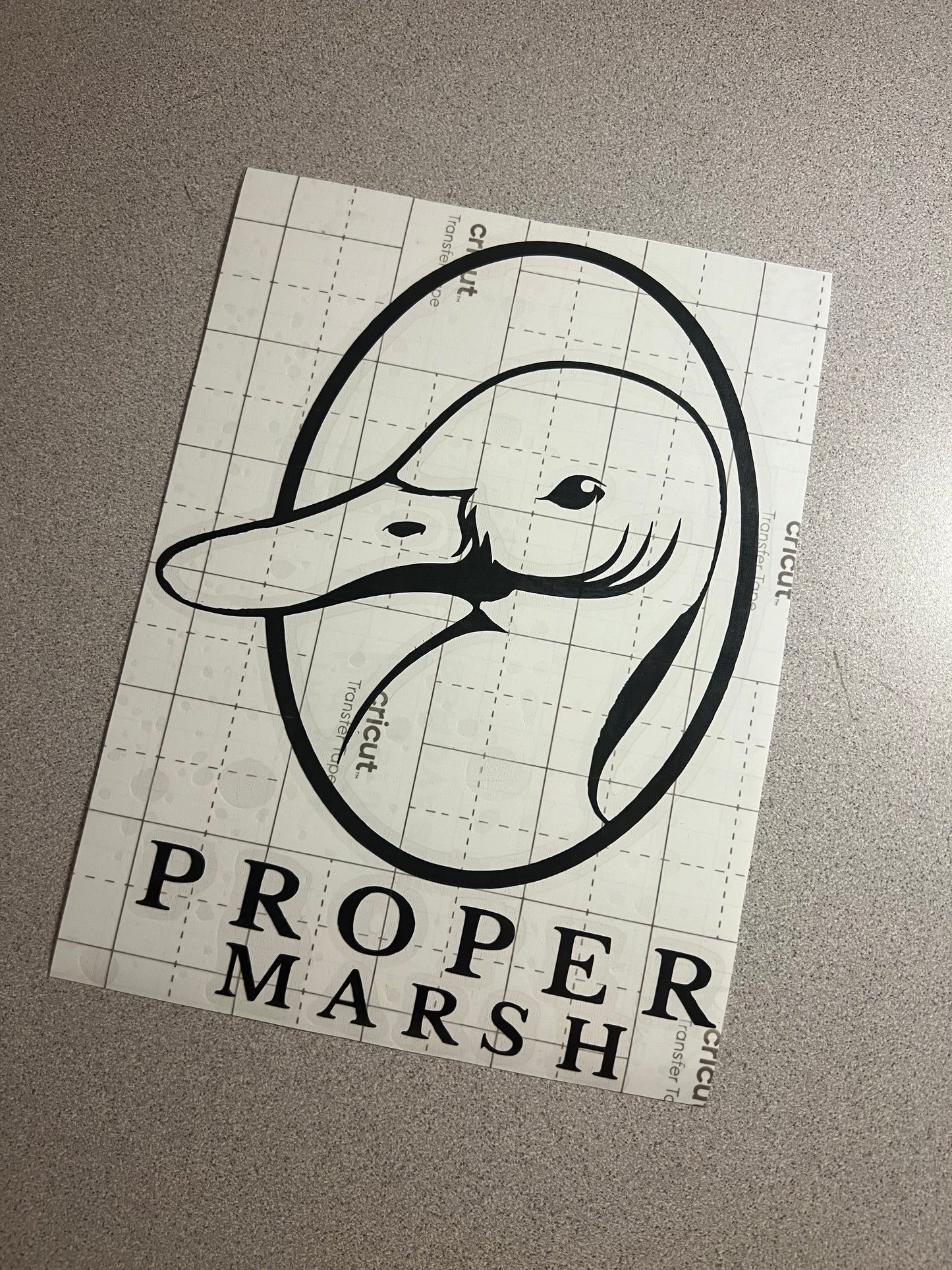 Proper Marsh Decal