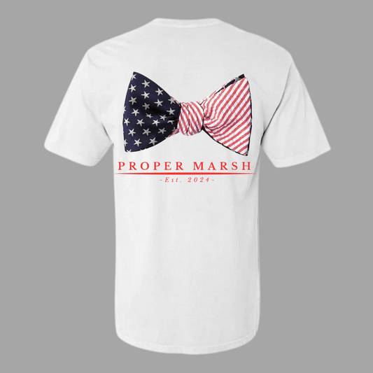 Proper Marsh American Bow Tie Tee